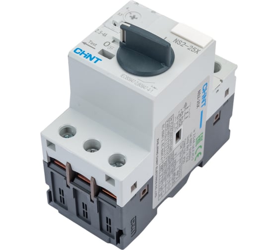 Изображение товара Пускатель CHINT NS2-25x2.5-4А с поворотн. ручкой (R) 495183