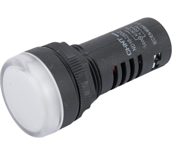 Изображение товара Индикатор CHINT ND16-22D/2 бел. AC/DC 230В (R) 593073