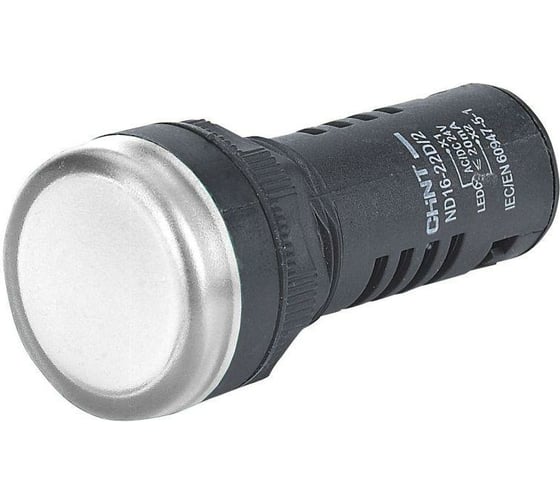 Изображение товара Индикатор CHINT ND16-22DS/2 бел. AC/DC 24В (R) 592936