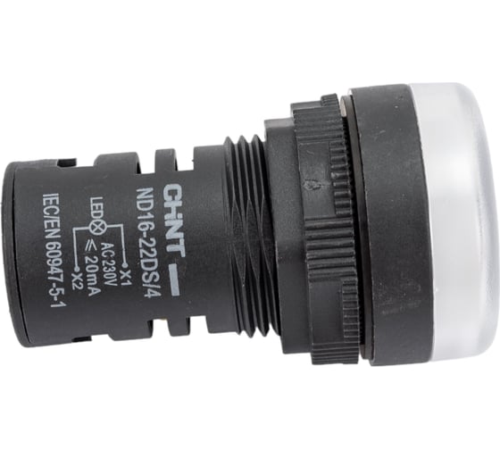 Изображение товара Индикатор CHINT ND16-22DS/4 бел. AC 230В (R) 593085