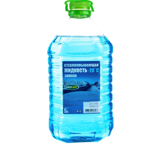 Изображение товара Омыватель стекол OILRIGHT зимний, -20 С, пэт 5 л 5205