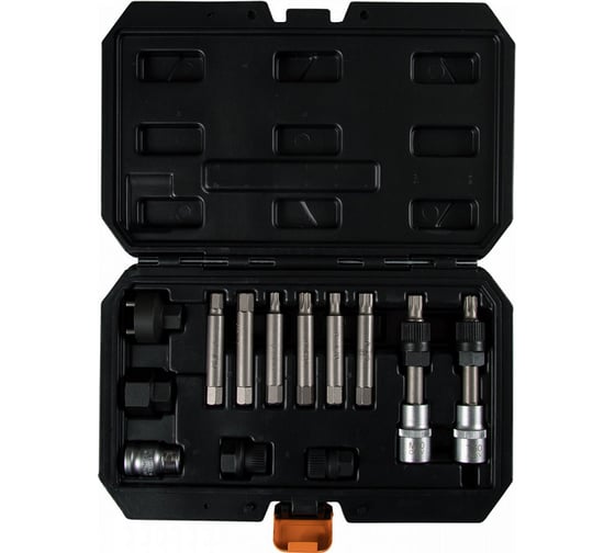 Изображение товара Набор специальных головок и насадок AFFIX для шкива генератора, кейс, 13 предметов  AF10610013C