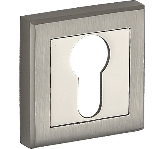 Изображение товара Ключевая накладка под евроцилиндр ESCUR B0-E-15 S.CHROME 940000002111