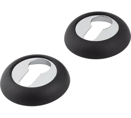 Изображение товара Ключевая накладка под евроцилиндр ESCUR EURO/FIN SC-01 BLACK 940000202115