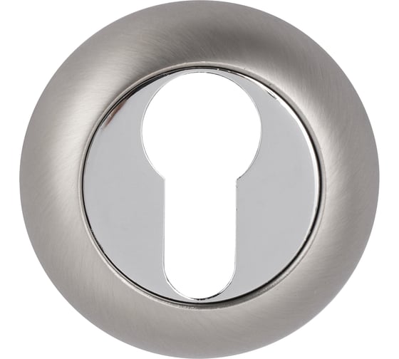 Изображение товара Ключевая накладка под евроцилиндр ESCUR EURO/FIN SC-01 MAT.SATIN NICKEL 940000202116