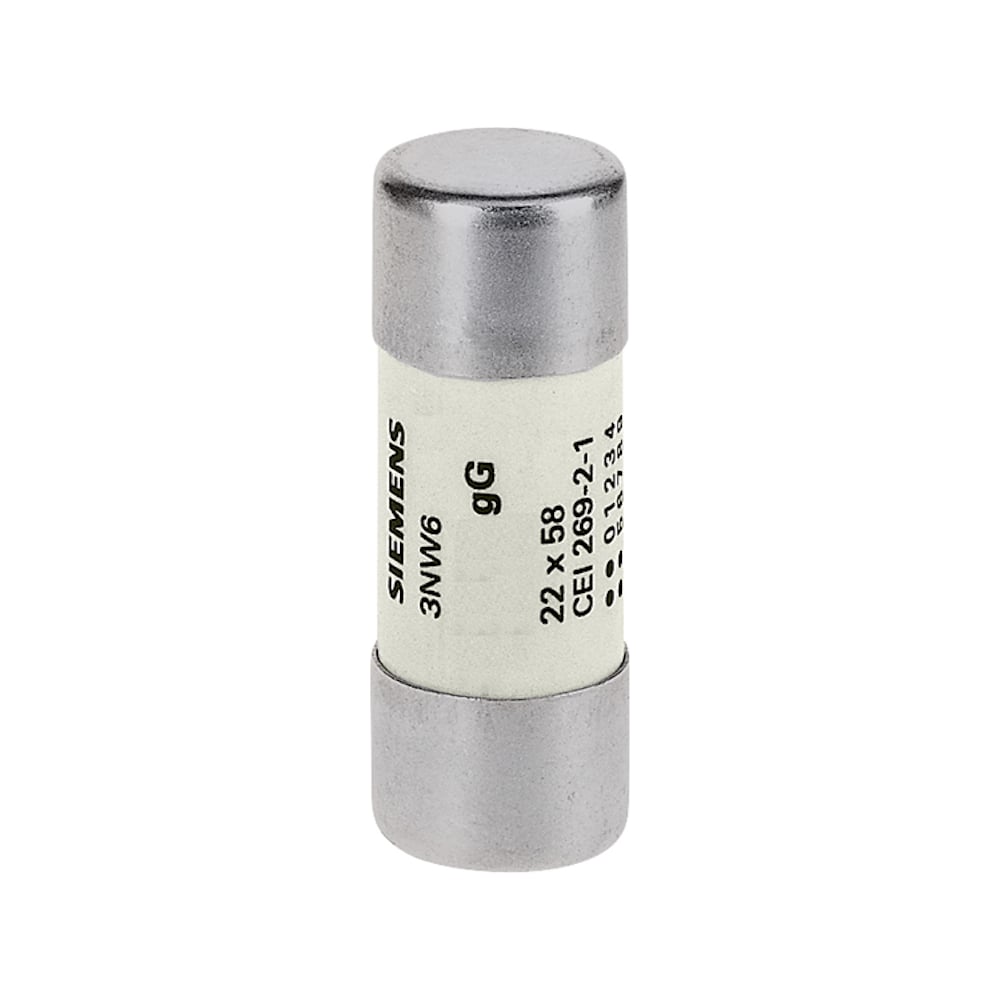 Изображение товара Цилиндрическая плавкая вставка Siemens GG 22x58 мм 32А 500В SENTRON