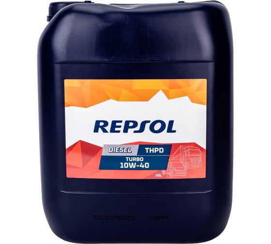 Изображение товара Дизельное моторное масло REPSOL DIESEL TURBO THPD 10W40 20л 6419/R 6419R