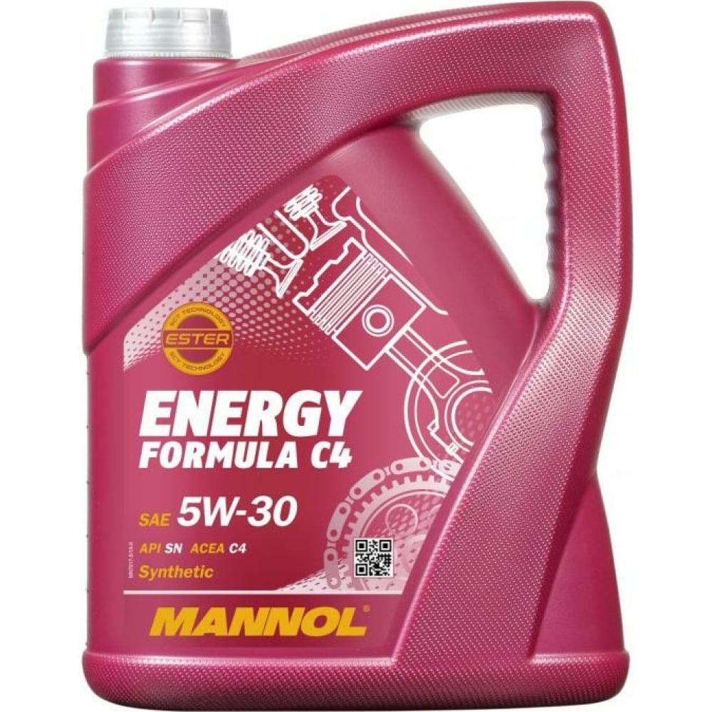 Синтетическое моторное масло MANNOL 5W30 79175 ENERGY FORMULA C4 5W-30 - фото 1