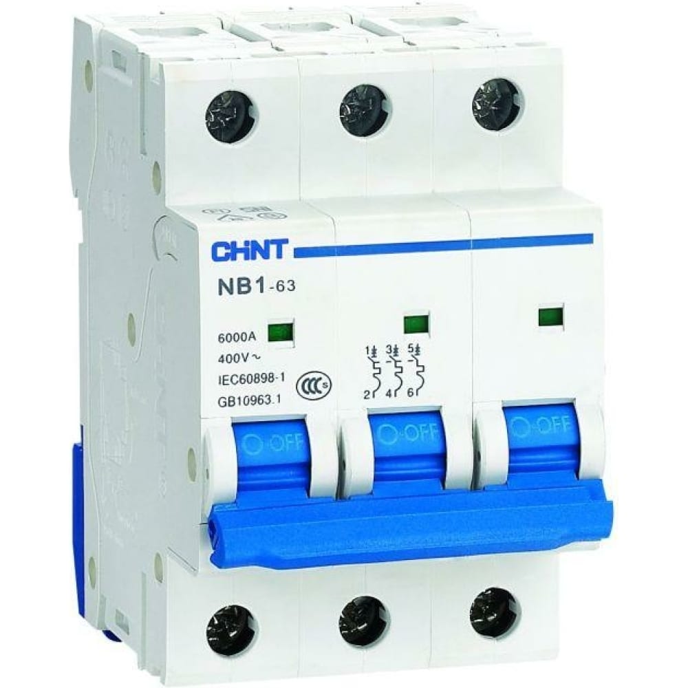 Модульный автоматический выключатель CHINT выключатель автоматический 3п 225а 35ка nxm 250s r chint 131368
