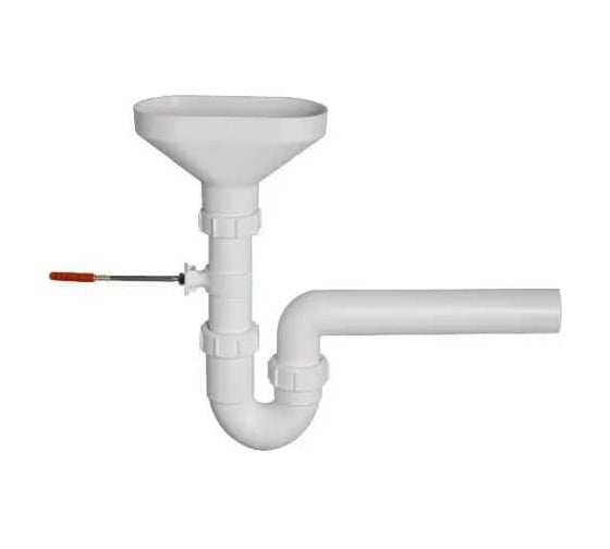 Изображение товара Воронка McAlpine с Р-обр.сифоном ф40-40 и крепежом к стене HC740FUN