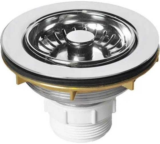 Изображение товара Выпуск для сифона McAlpine ф40-113 мм, тип кнопка, металлический MRSKW7CB