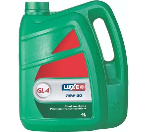 Изображение товара Трансмиссионное масло LUXE синтетическое, GL4, 75W90, 4 л 536