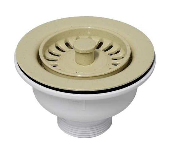 Изображение товара Выпуск для сифона McAlpine ф40-113 мм, цвет шампанское, фактура гранит, h=70 мм MRSKW7-CPNE