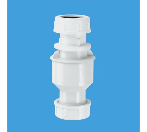 Изображение товара Канализационный обратный клапан McAlpine вертикальный (сифон для кондиционера) компрессионное соединение (D=19-23 мм) CONVALVE
