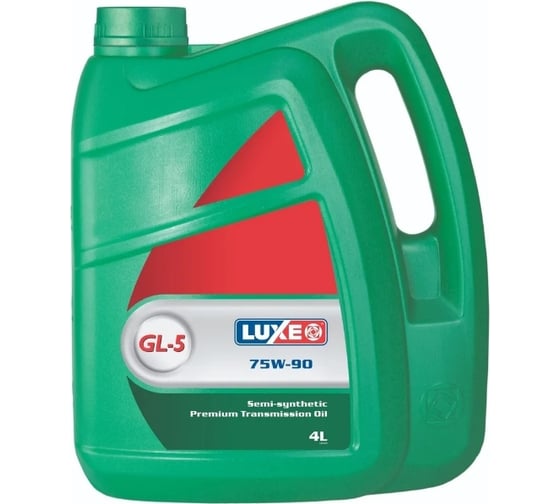 Изображение товара Трансмиссионное масло LUXE GL-5, полусинтетическое, 75W90, 4 л 564