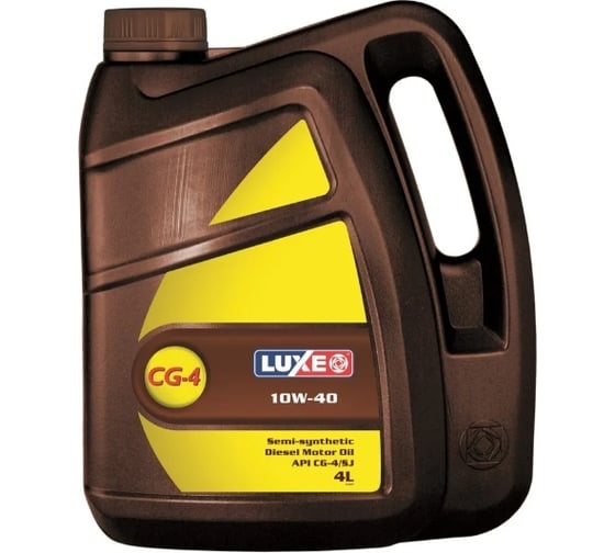 Изображение товара Дизельное масло LUXE DIESEL полусинтетическое, SAE 10W40, API CG-4/SJ, 4л 422