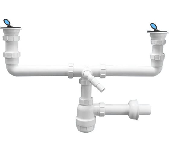 Изображение товара Сифон McAlpine двойной, с носиком d40 с трубкой MRSK5