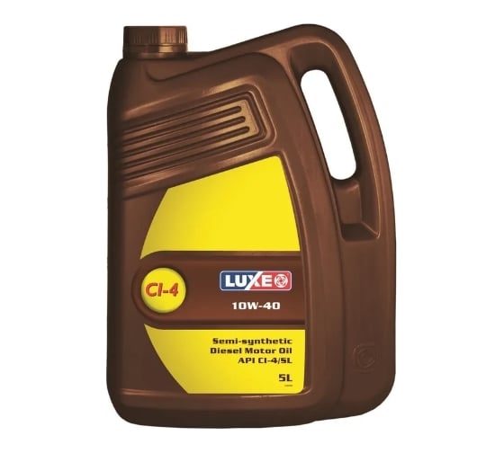 Изображение товара Дизельное масло LUXE DIESEL полусинтетическое, SAE 10W-40, API CI-4/ SL, 5 л 230