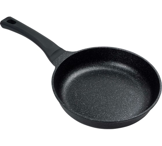 Изображение товара Сковорода Горница Induction 240/53 мм, серебро, пластиковая ручка, с крышкой, п/у СП3077