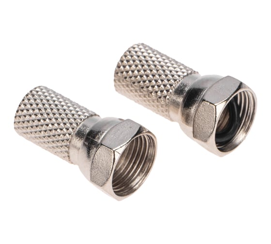 Изображение товара F-разъем для SAT REXANT с резиновым уплотнителем, медь, 100 шт. 05-4005