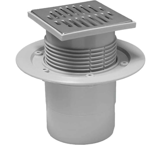 Изображение товара Трап для ванн McAlpine вертикальный, d110, регулируемый (с сухим затвором) MRFG3V-110