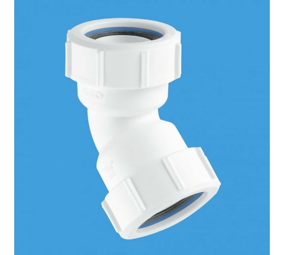 Изображение товара Отвод McAlpine на 135 градусов, Ду=32мм/32мм белый 32B-WH