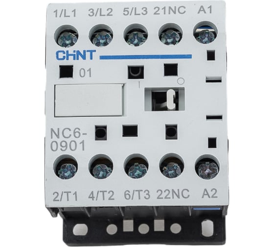 Изображение товара Контактор CHINT NC6-0901 9А 230В 50Гц 1НЗ (R) 247473