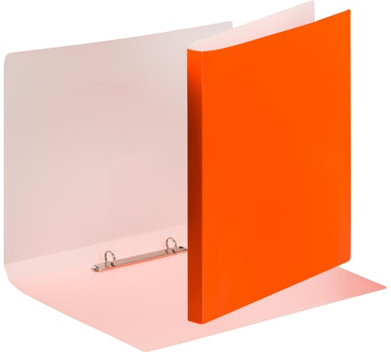Изображение товара Папка Attache Neon на 2-х кольцах А4 18 мм, плотность 500 мкм, оранжевый 1466526