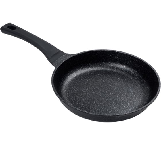 Изображение товара Сковорода Горница Induction 200/49 мм, серебро, пластиковая ручка, без крышки СП3353