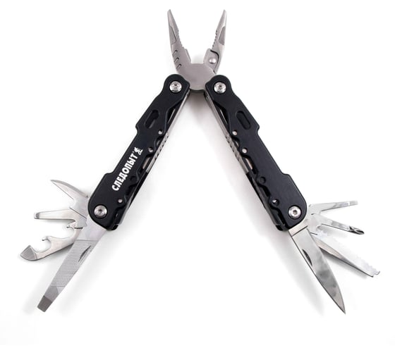 Изображение товара Мультитул-плоскогубцы Следопыт KEEPER, 106x43x22 мм, 11 предметов, в чехле PF-MT-21