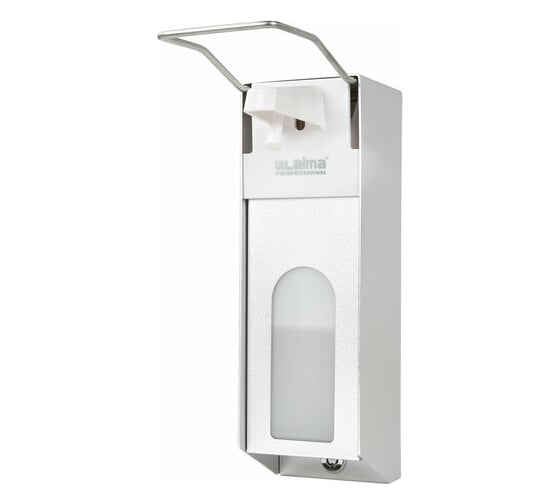 Изображение товара Диспенсер для дезинфицирующих средств LAIMA PROFESSIONAL наливной, 1 л, локтевой, с замком 607328
