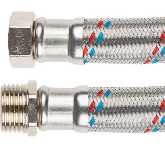 Изображение товара Гибкая подводка для воды AV Engineering гайка 1, штуцер 1 100 см AVE207100