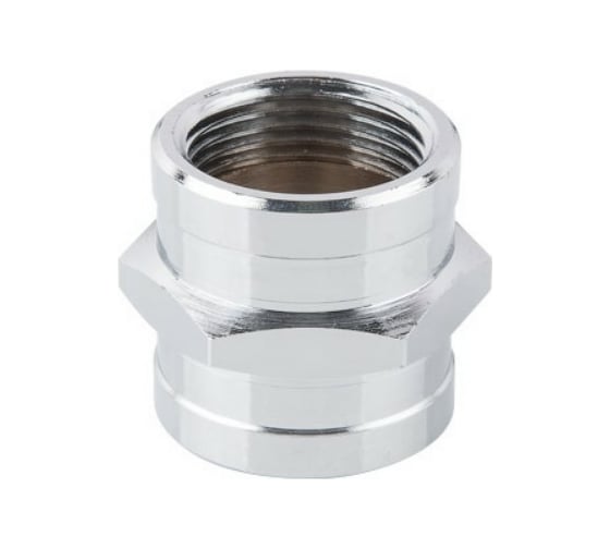 Изображение товара Латунная муфта AV Engineering внутренняя-внутренняя 3/4 хром AVE302005
