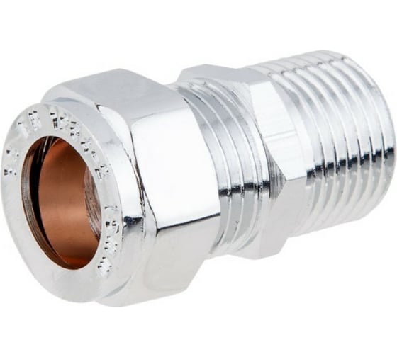 Изображение товара Ниппель AV Engineering 15x1/2 с наружной резьбой AVE195001