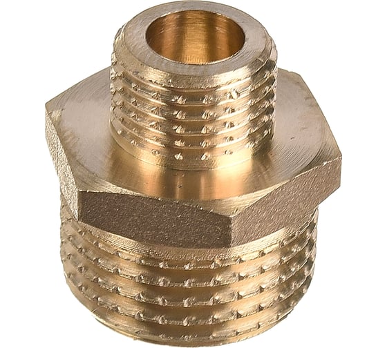 Изображение товара Латунный ниппель AV Engineering редукционный наружная-наружная 1/2x1/4 AVE303007