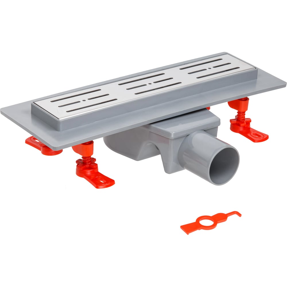 Изображение товара Водоотводящий желоб AV Engineering с поворотным выпуском D50 65x300 мм