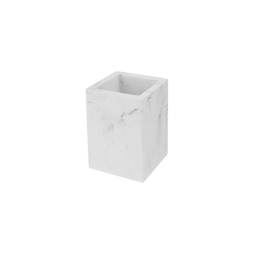 Изображение товара Стакан PERFECTO LINEA Marble белый 35-000003 настольный для напитков