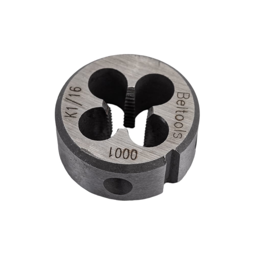 Изображение товара Коническая плашка Beltools К1/16 (NPT) 27Н D=25 мм для трубной резьбы