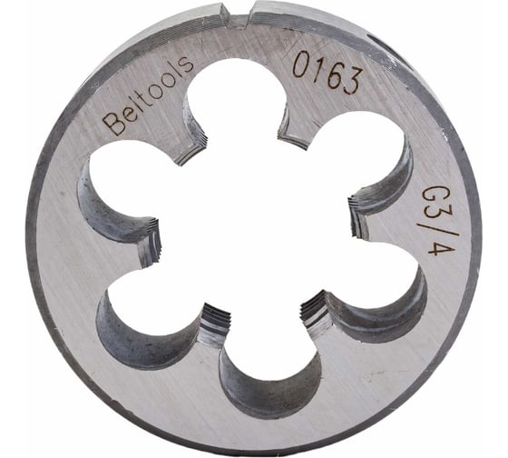 Изображение товара Плашка трубная G3/4" 14Н dнар.резьбы=26,441 D=55 мм Beltools ri.130.59