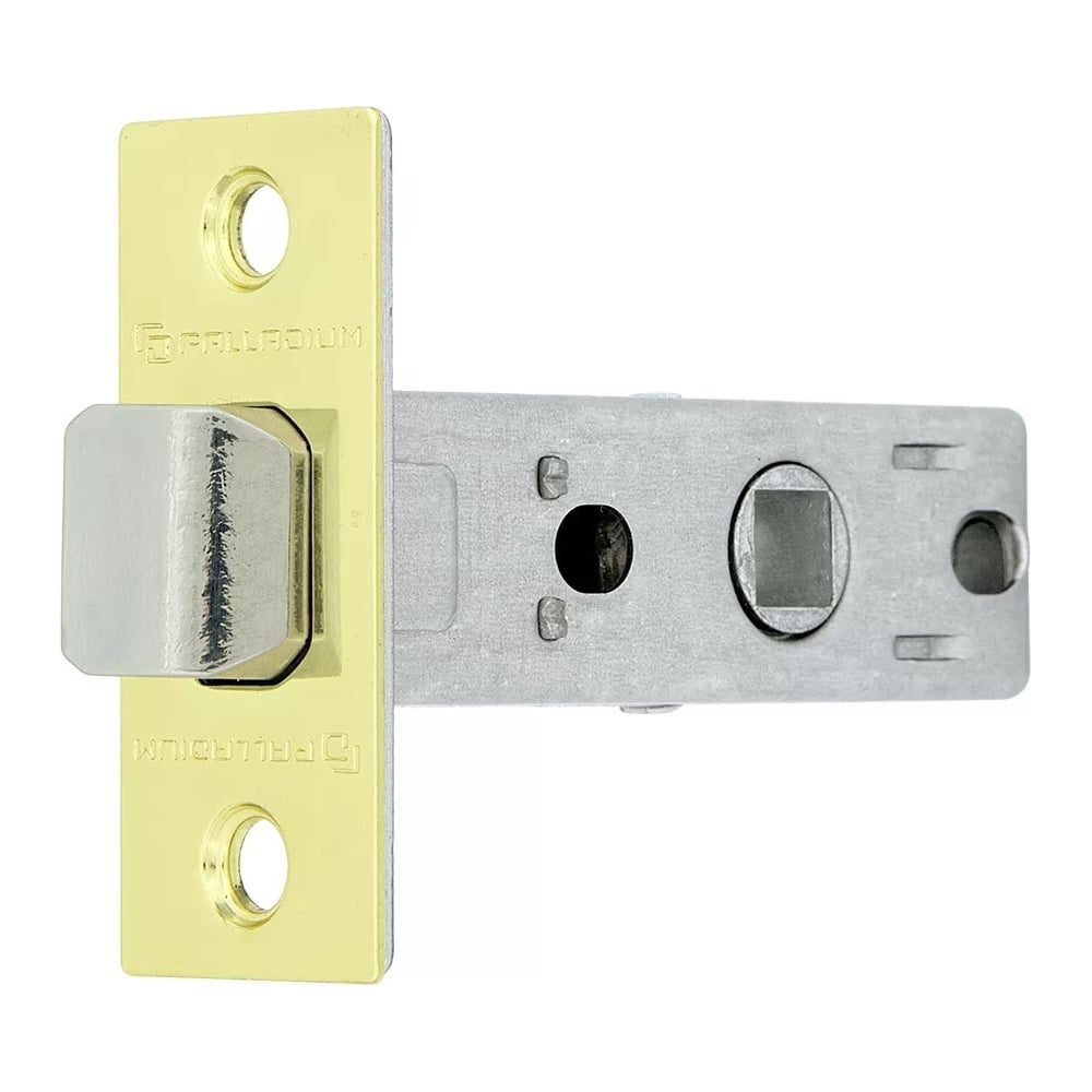 Изображение товара Межкомнатная защелка Palladium 100 PB металлическая золото 70 мм