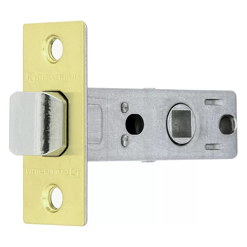 Изображение товара Межкомнатная защелка Palladium 100 SB гальваника матовое золото 70мм