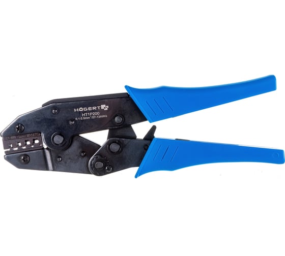 Изображение товара Пресс-клещи для клемм HOEGERT TECHNIK диапазон: от 0.1 до 2.5 мм2 HT1P200