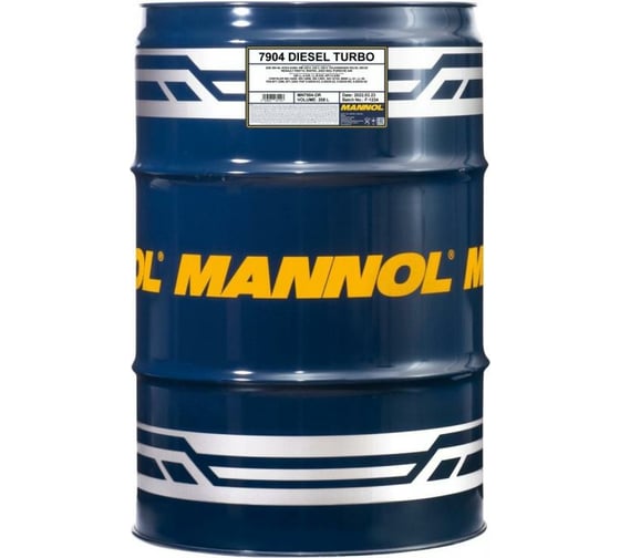 Изображение товара Синтетическое моторное масло MANNOL DIESEL TURBO 5W40 208 л. 5W-40 1014