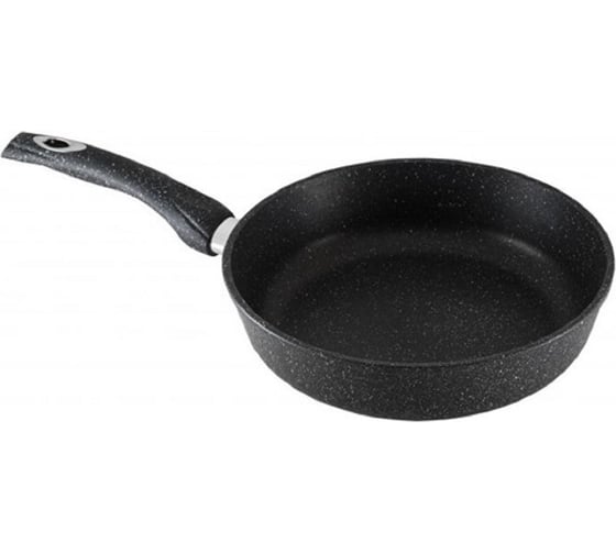 Изображение товара Сковорода Горница 24 см, пластиковая ручка, антипригарное покрытие, гранит ПД5604