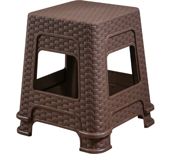 Изображение товара Табурет Violet Ротанг высота 33 см, коричневый, 2 шт. N-Tab/2-2201-01