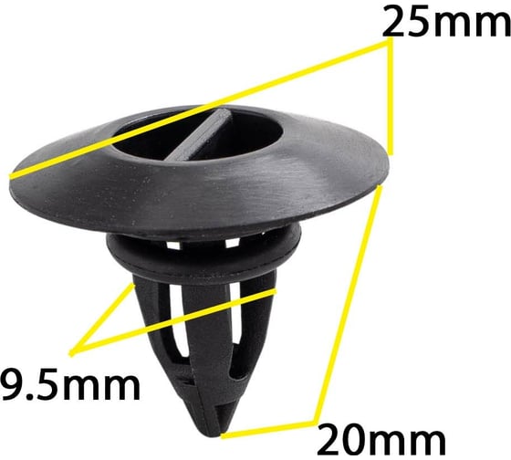 Изображение товара Автокрепеж для BMW 10 шт 51777171003 КрепАвто 1530