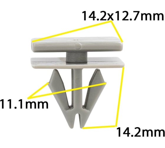 Изображение товара Автокрепеж для Chevrolet/Chrysler/Daewoo/Ford/GM/Opel 10 шт 25693852 КрепАвто 0265