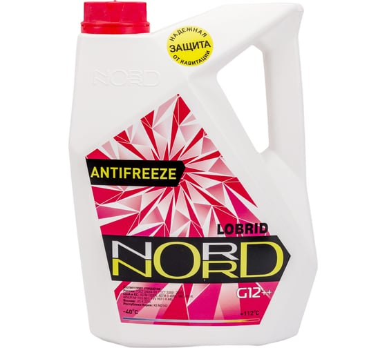Изображение товара Антифриз NORD красный, 5 кг NR20249