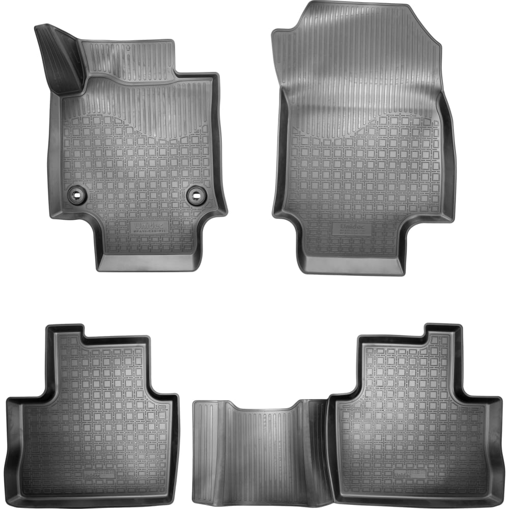 Салонные коврики для Toyota RAV4 МКПП 2019 UNIDEC накладные дефлекторы окон для toyota rav4 с 2019 г vinguru