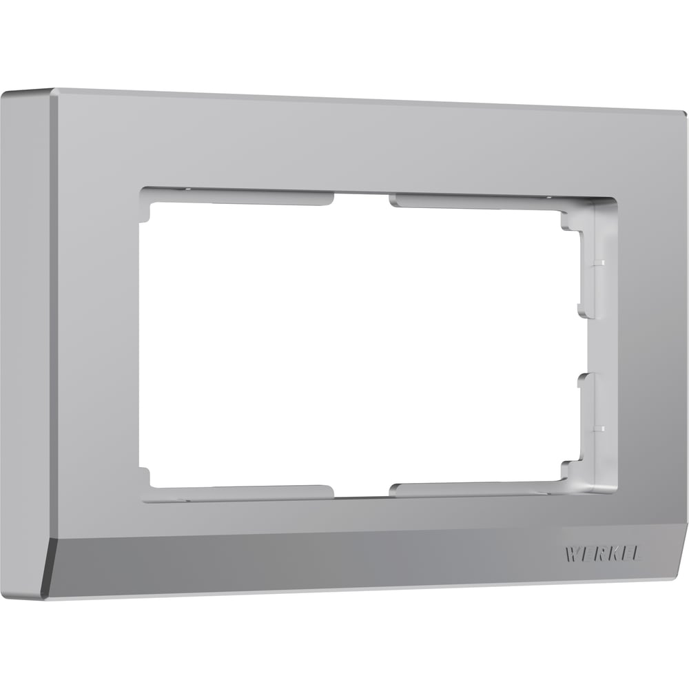 Рамка для двойной розетки WERKEL W0081806 Stark серебряный a050909